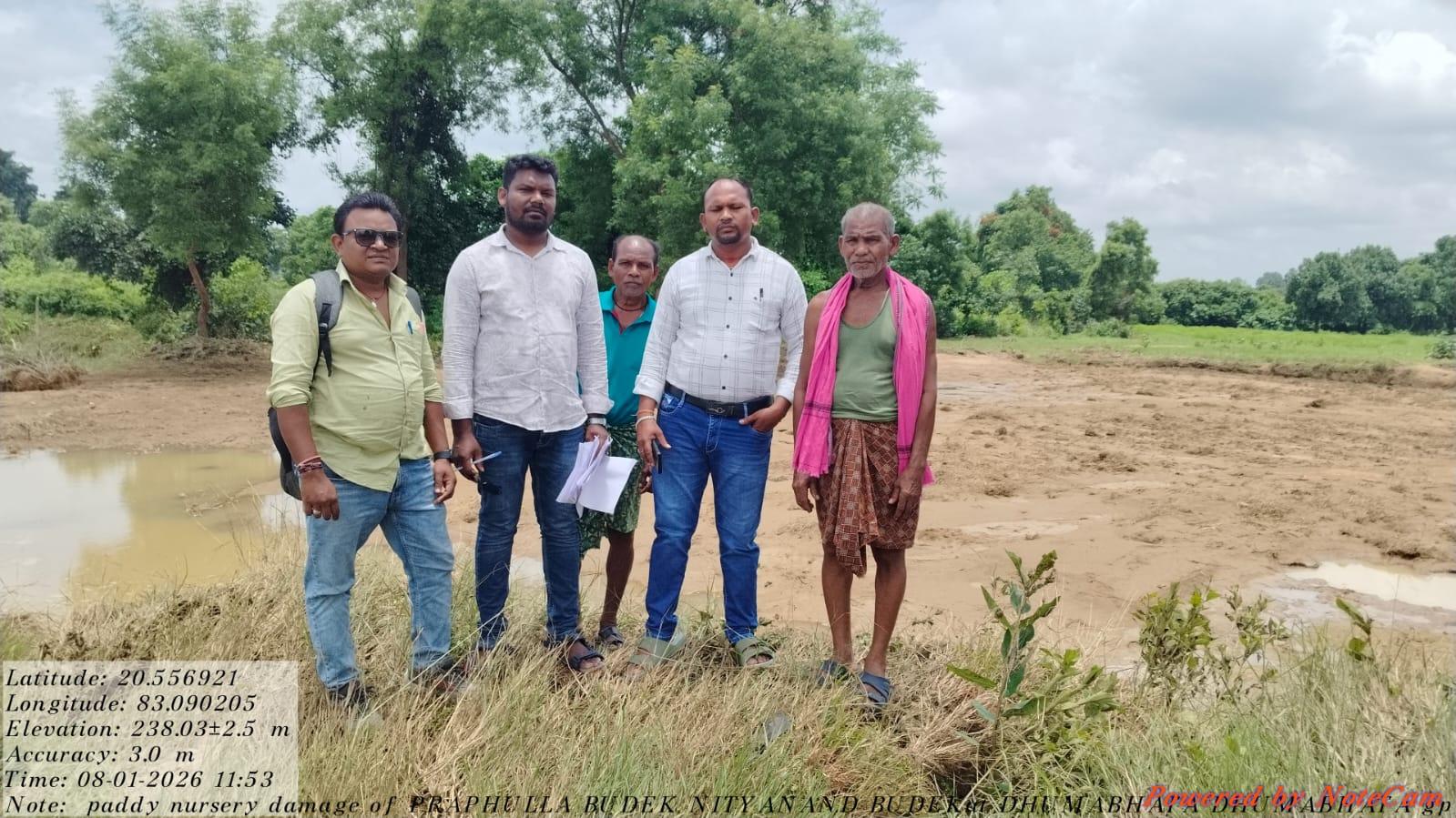 କ୍ଷୟକ୍ଷତି ଆକଳନ କରି ଚାଷୀଙ୍କୁ ଉଚିତ କ୍ଷତିପୂରଣ  ଦେବାକୁ ଦାବି